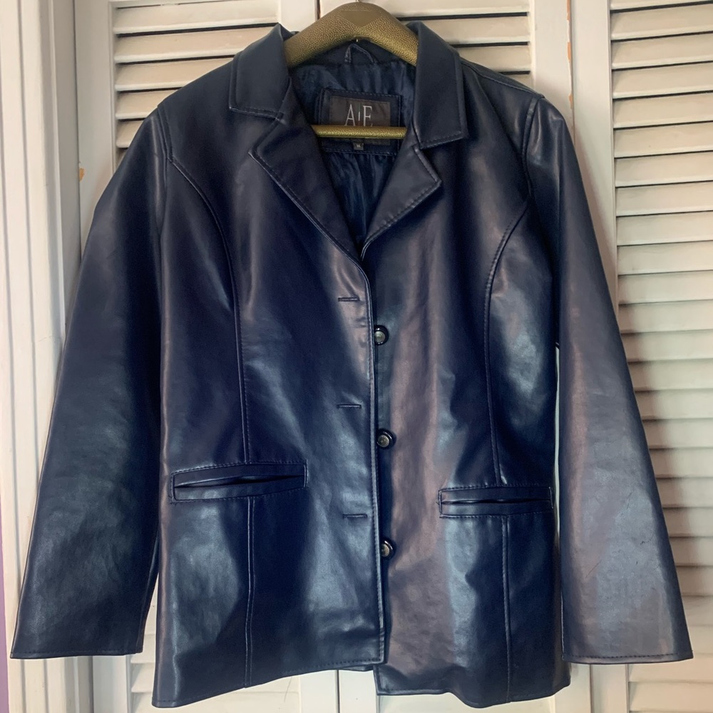 Faux leather jacket